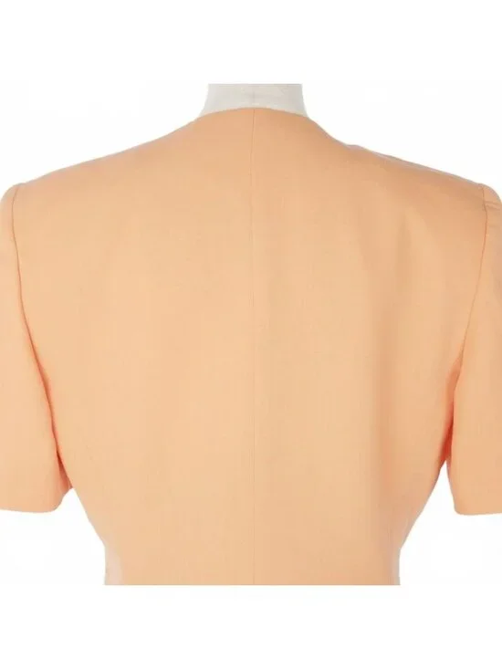 Dior Vintage Jacket Short Sleeve Short Length Wool M Orange - Picture 6 of 9